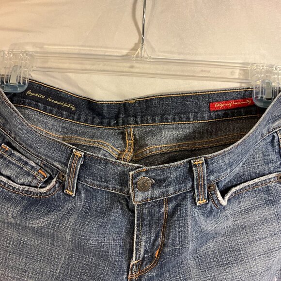 Citizens of Humanity Faye 003 Low Waist Full Leg Jeans Stretch Wide Sz 29 - Picture 5 of 9